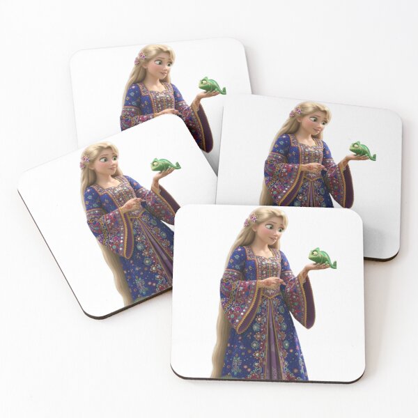 Artikelvorschau, Rapunzel und Pascal Tangled Princess Blaues Kleid 3D - Charakter design entworfen und verkauft von 4U---Store.