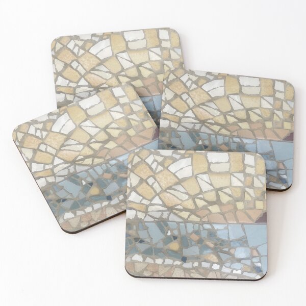 Item preview, Beach at Sunrise Mosaic designed and sold by Mary C Bon Art  .