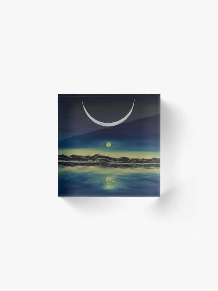 Alternate view of Supernatural Eclipse Acrylic Block