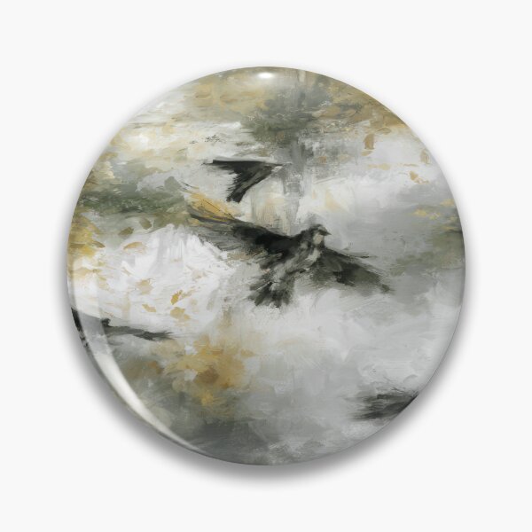 Item preview, Impressionist Migrating Birds in Autumn Sky Tapestry designed and sold by TJ Art and Camera.