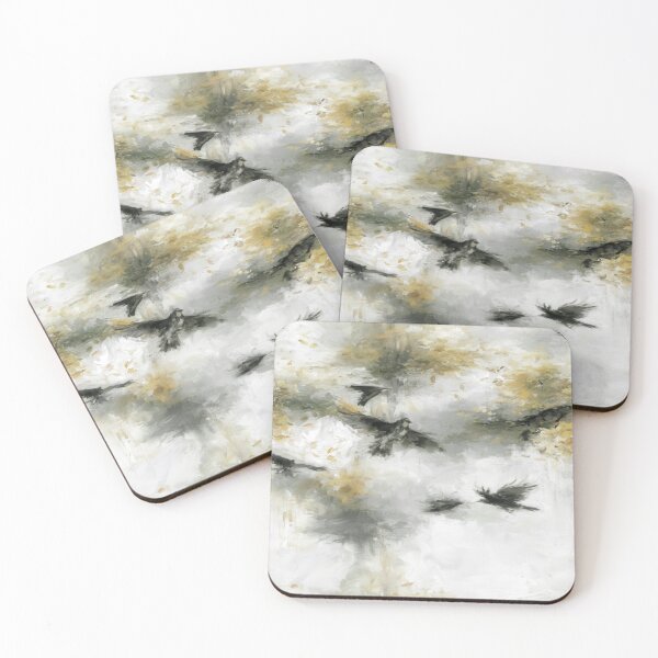 Item preview, Impressionist Migrating Birds in Autumn Sky Tapestry designed and sold by TJ Art and Camera.