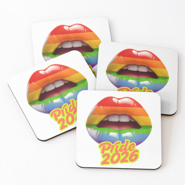 Item preview, Pride 2026 – Rainbow Lips Artwork designed and sold by ateliermnp.