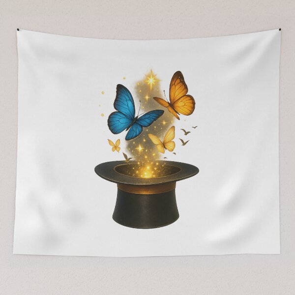 Item preview, Magical Butterflies – Wonder from a Top Hat designed and sold by Yomere.