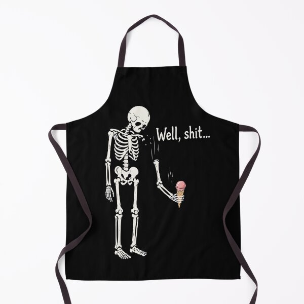 Item preview, Well shit skeleton dark humor gothic designed and sold by HandicraftArt.