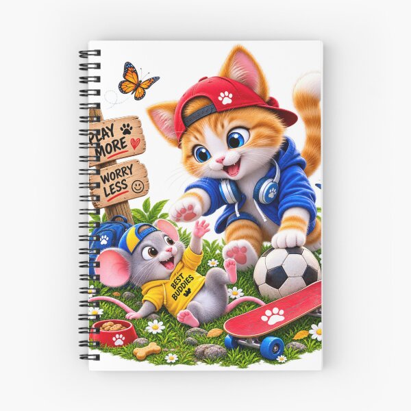 Item preview, Cute cat and mouse fun designed and sold by urbanshop7.