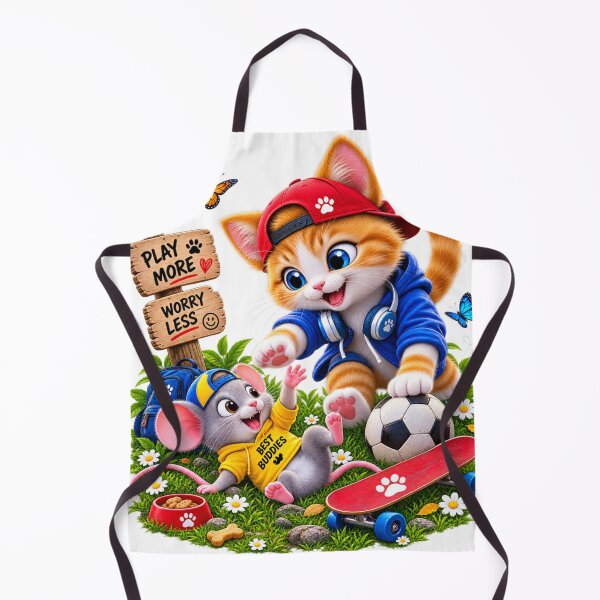Item preview, Cute cat and mouse fun designed and sold by urbanshop7.