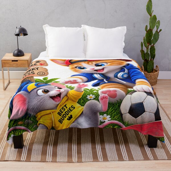 Item preview, Cute cat and mouse fun designed and sold by urbanshop7.