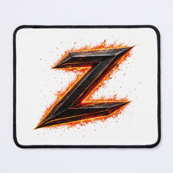 Item preview, InfernoEdge Forge Letter Z designed and sold by BlissBlvdShop.