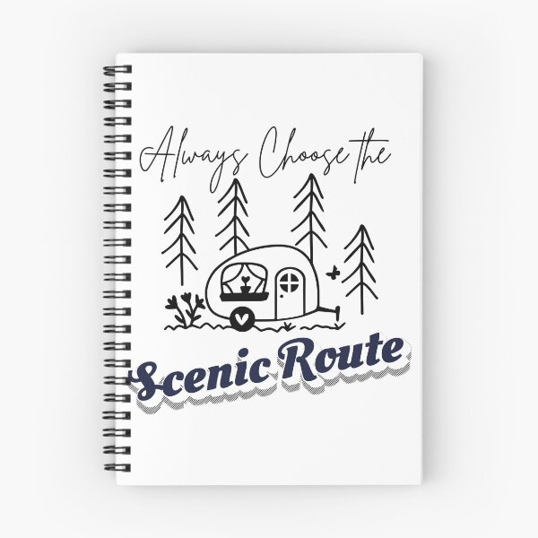 Item preview, Always Choose The Scenic Route Camper Design | Retro RV Travel Gift designed and sold by DonnaRaine.