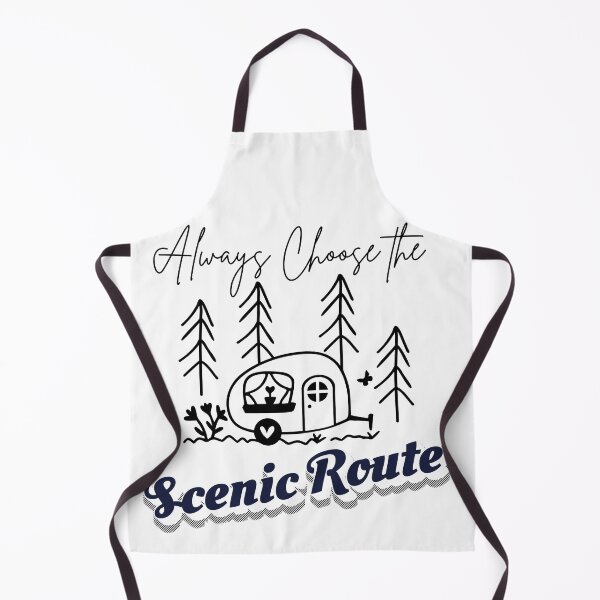 Item preview, Always Choose The Scenic Route Camper Design | Retro RV Travel Gift designed and sold by DonnaRaine.
