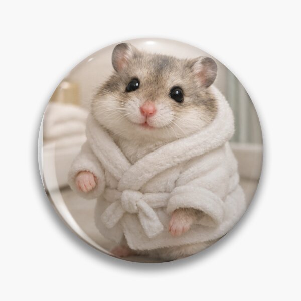 Item preview, Cozy Bathrobe Dwarf Hamster designed and sold by Sillytoe.