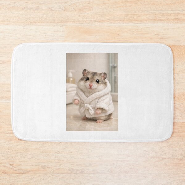 Item preview, Cozy Bathrobe Dwarf Hamster designed and sold by Sillytoe.