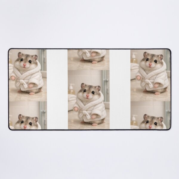 Item preview, Cozy Bathrobe Dwarf Hamster designed and sold by Sillytoe.