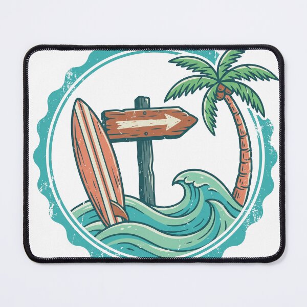 Item preview, Bahia Honda State Park Mile Marker 37 – Florida Keys Road Trip Vintage Surf Design designed and sold by vivid-vibes-art.