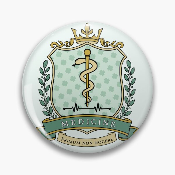 Item preview, Medicine Crest - Science Coat of Arms designed and sold by MicroMarket.