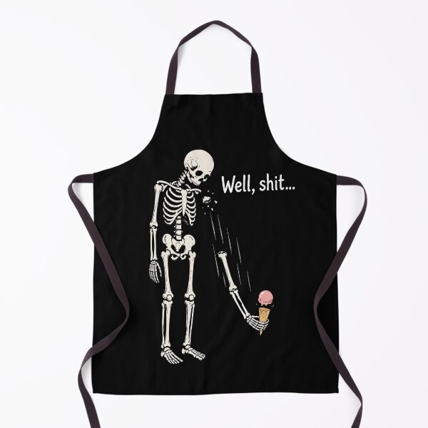Item preview, Well shit skeleton dark humor gothic designed and sold by HandicraftArt.