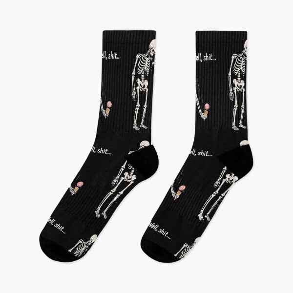 Item preview, Well shit skeleton dark humor gothic designed and sold by HandicraftArt.