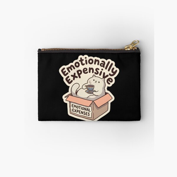 Item preview, Emotionally Expensive Cat | Cute Kawaii Funny Cat Meme designed and sold by kuwagatamushi.