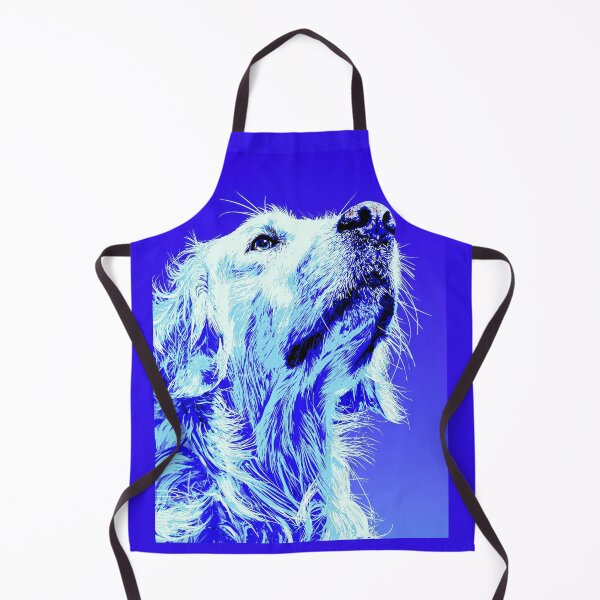 Item preview, Blue Pop Art Golden Retriever Portrait designed and sold by PetsArt.