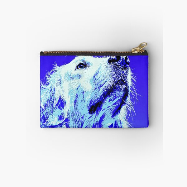Item preview, Blue Pop Art Golden Retriever Portrait designed and sold by PetsArt.