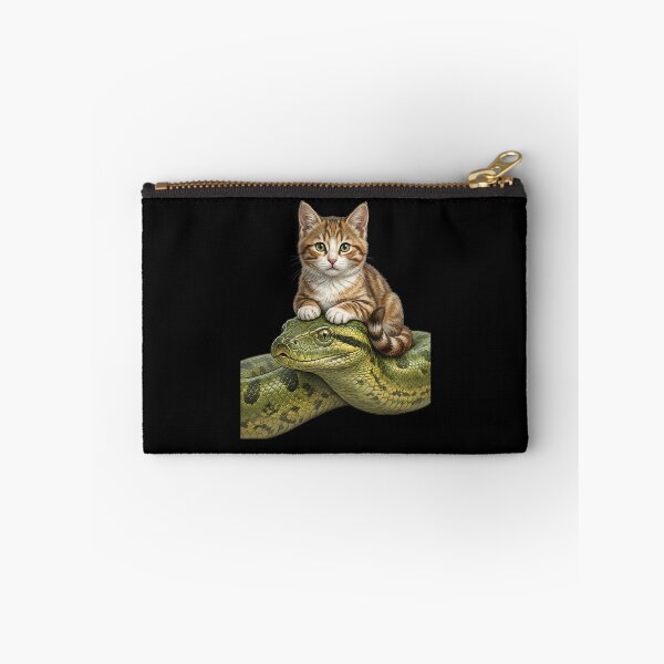 Item preview, Cute cat and anaconda designed and sold by ReneMM.