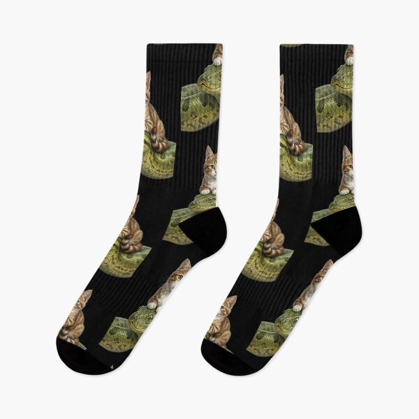 Item preview, Cute cat and anaconda designed and sold by ReneMM.