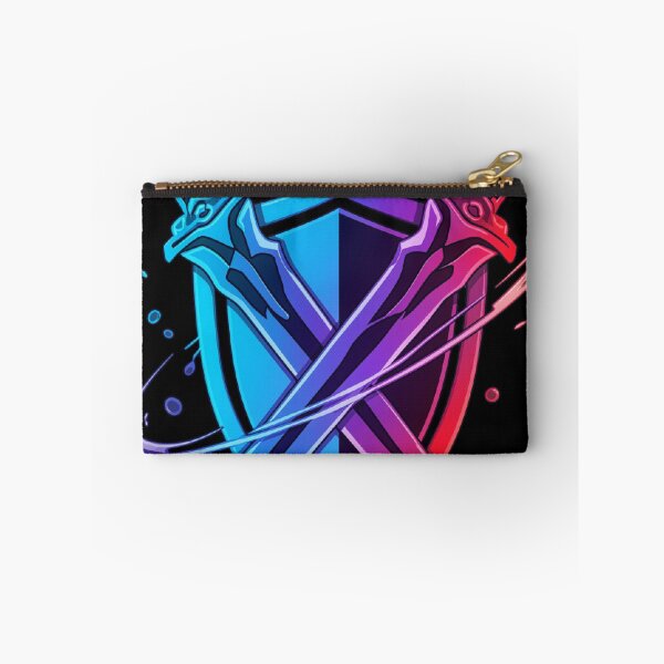 Item preview, Dual Blades – Neon Gaming Shield designed and sold by Revyra Design .