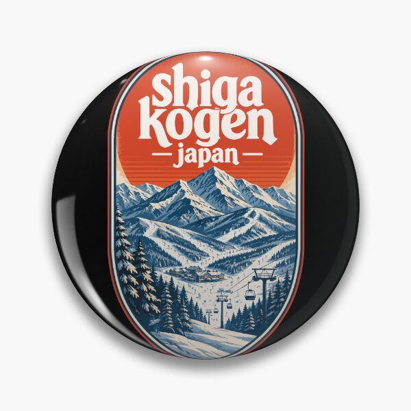 Item preview, Shiga Kogen Japan Retro Travel designed and sold by TomFrontierArt.