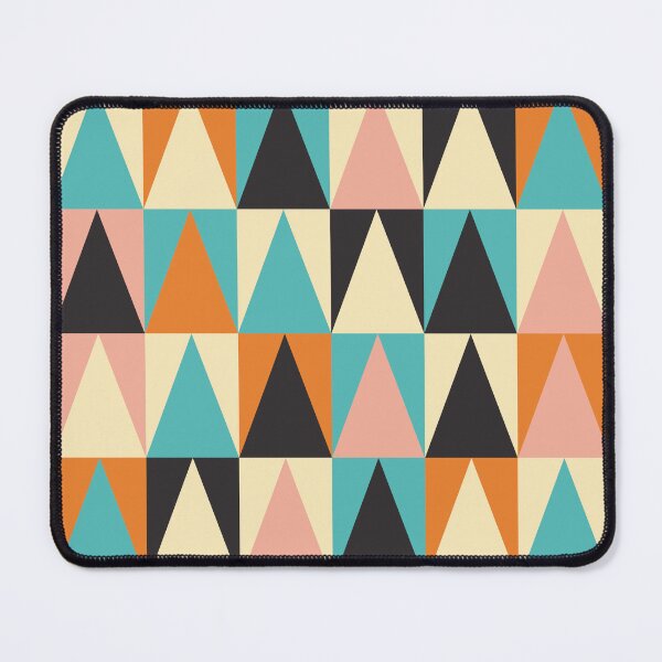 Item preview, Retro Geometric Triangle Pattern Mid Century Modern Abstract designed and sold by Volt Junkies.