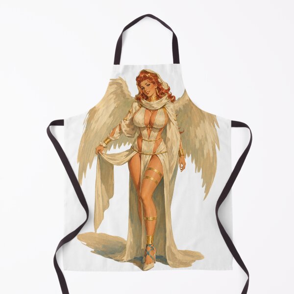 Item preview, Vintage Angel Celestial Pin Up - Retro Fantasy RPG Cleric Art designed and sold by Cosplayvintage.