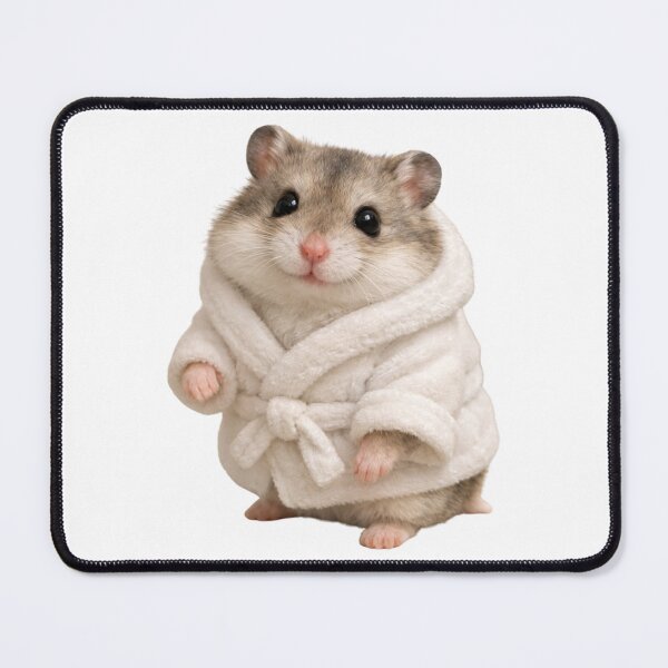 Item preview, Relaxing Bathrobe Dwarf Hamster designed and sold by Sillytoe.