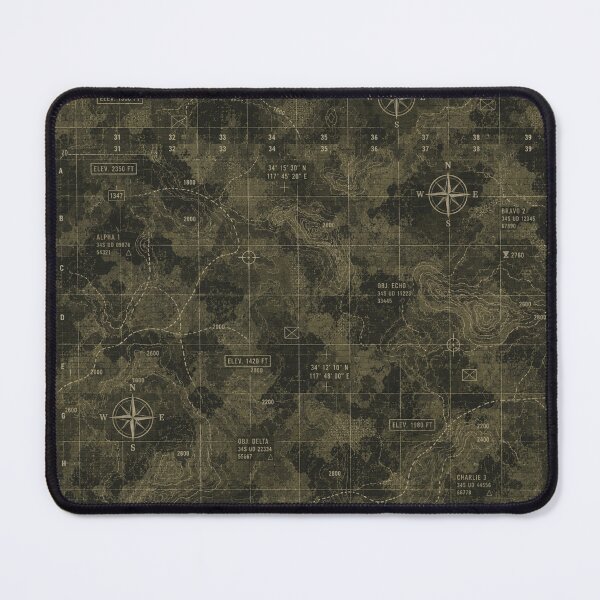 Item preview, Vintage Military Topographic Map Grid designed and sold by Military Insignia Products.