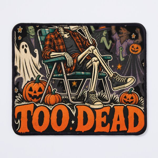 Item preview, Too Dead to Socialize – Funny Skeleton Halloween Introvert Design designed and sold by Ajdaprint.