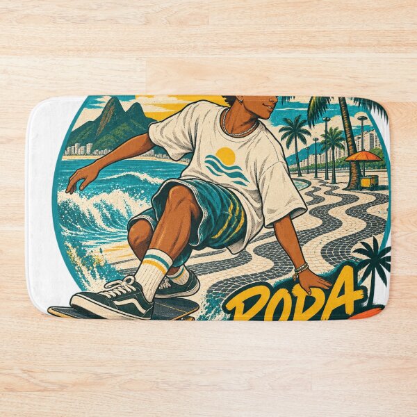 Item preview, Roda Livre Brazilian Skater – Coastal Surf Skate designed and sold by rua93brasil.