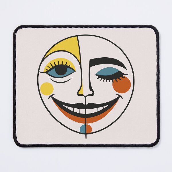 Item preview, Dual Mood Face – Playful Abstract Expression designed and sold by zoliartdesign.