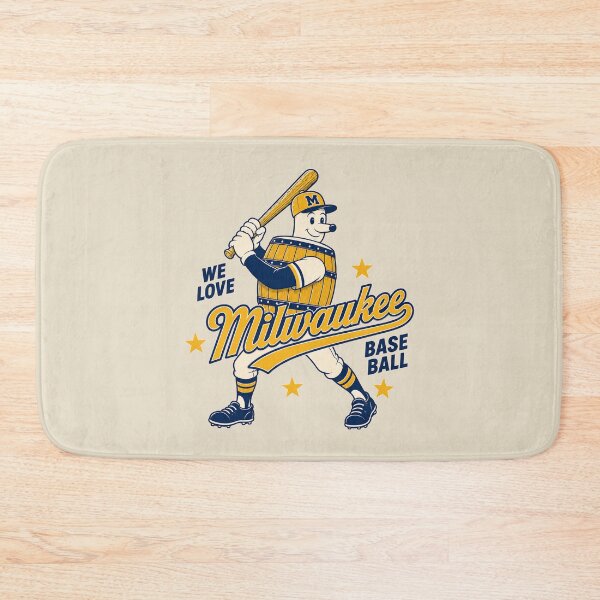 Item preview, We Love Milwaukee Baseball Barrelman designed and sold by GhostDawgs.