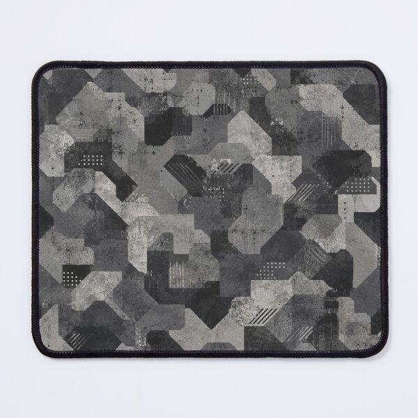 Item preview, Grayscale Geometric Urban Camo Texture designed and sold by Military Insignia Products.