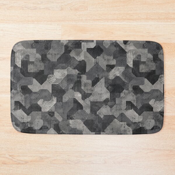 Item preview, Grayscale Geometric Urban Camo Texture designed and sold by Military Insignia Products.
