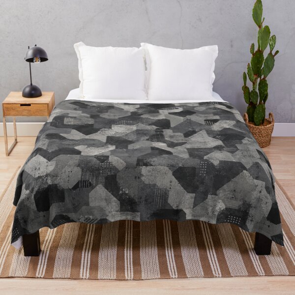 Item preview, Grayscale Geometric Urban Camo Texture designed and sold by Military Insignia Products.