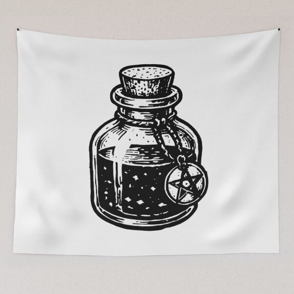 Item preview, Cosmic Potion | Vintage Alchemy Bottle designed and sold by Marianarcezar.
