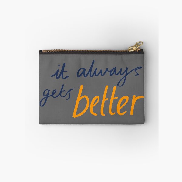 Item preview, It Always Gets Better – Inspirational Motivational Quote designed and sold by Rush2Buy.