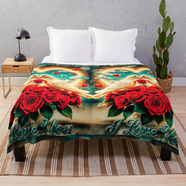 Item preview, Lovebirds and roses? My heart just fluttered! designed and sold by The Empire Of Digital Art..