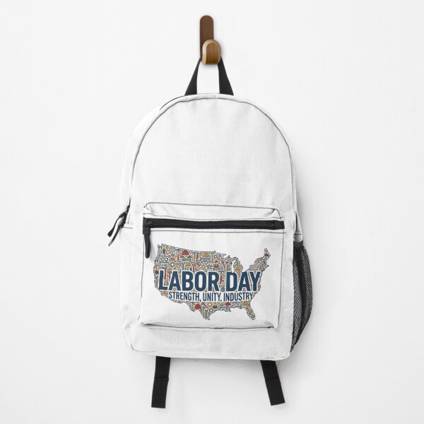 Item preview, abor Day USA - Strength, Unity, Industry Badge designed and sold by IRArtStudio.