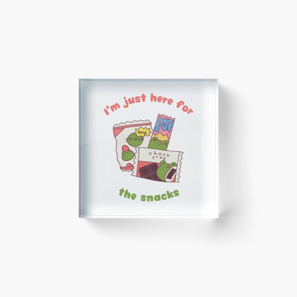 Item preview, Cute Frog Snack Lover designed and sold by SillyCaterpill.