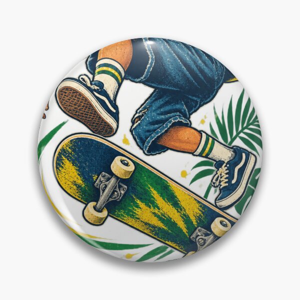 Item preview, Brasil Skate Retro Kickflip T-Shirt – Brazilian Skateboarding Streetwear Graphic designed and sold by rua93brasil.