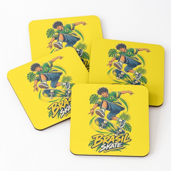 Item preview, Brasil Skate Retro Kickflip T-Shirt – Brazilian Skateboarding Streetwear Graphic designed and sold by rua93brasil.