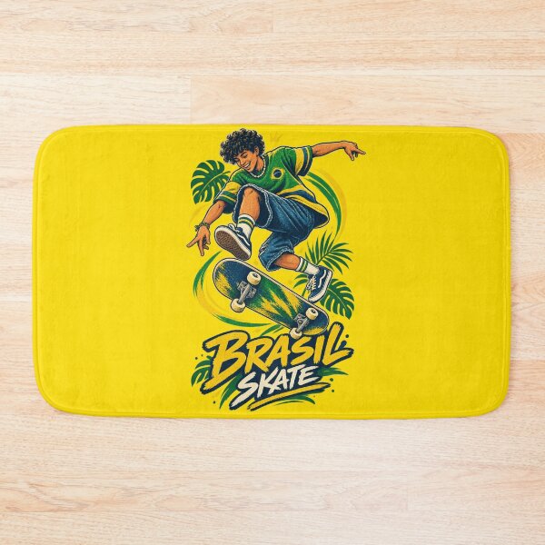 Item preview, Brasil Skate Retro Kickflip T-Shirt – Brazilian Skateboarding Streetwear Graphic designed and sold by rua93brasil.