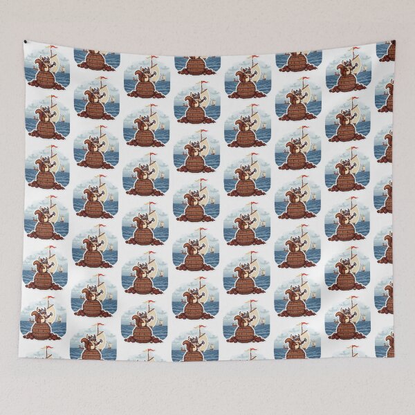 Item preview, Pixel Viking Squirrel Raid designed and sold by One More Run.
