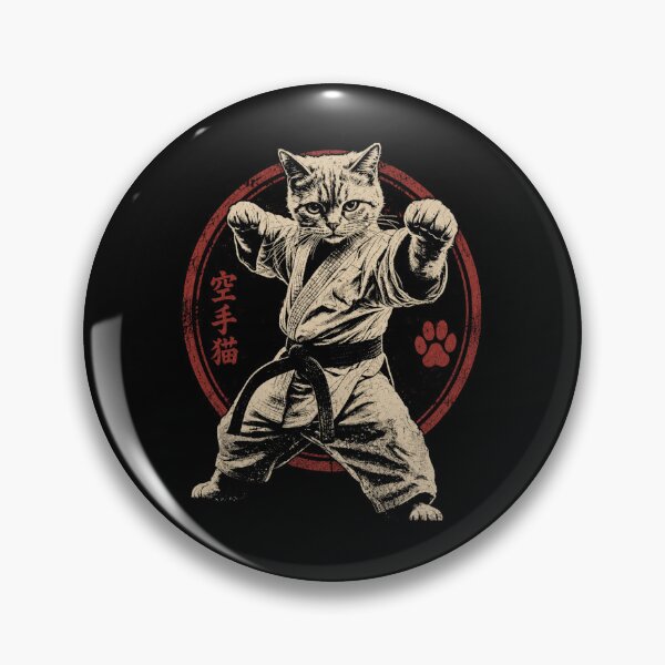 Item preview, Cat Karate Judo Japan Japanese Fighter designed and sold by Moizento.
