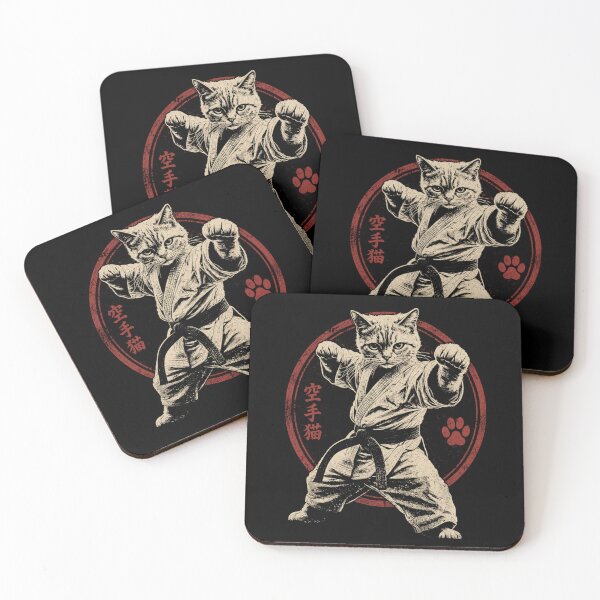 Item preview, Cat Karate Judo Japan Japanese Fighter designed and sold by Moizento.